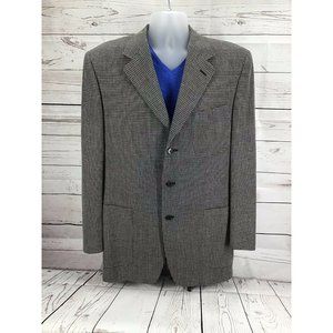 Canali Mansouri Sport Coat Mens Blazer Jacket Made In Italy